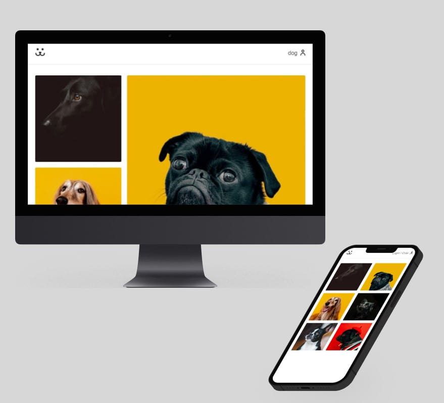 Home page do site Dogs